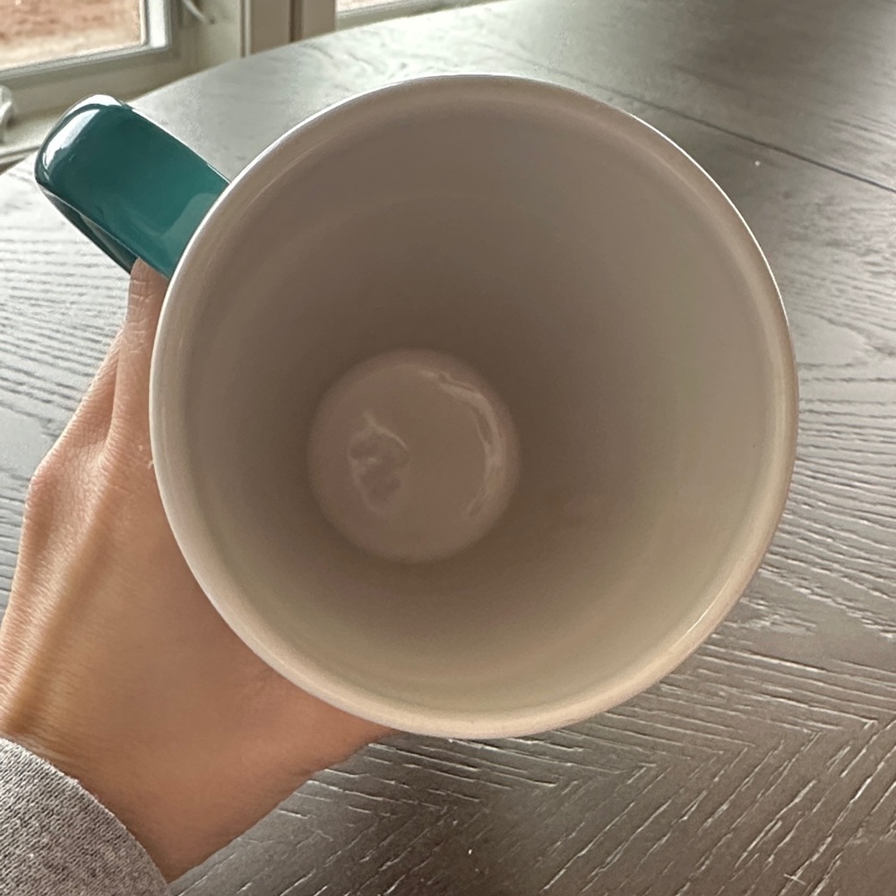 Fish Design Mug with Teal Handle! - Picture 4 of 5